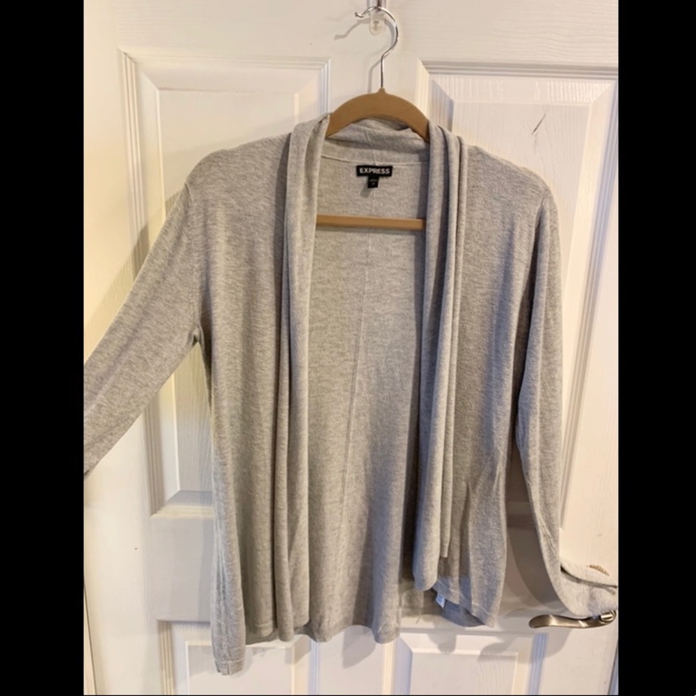 Express grey cardigan